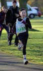 Natasha Stephenson  wins the under-11s Heaton Memorial Road Race.